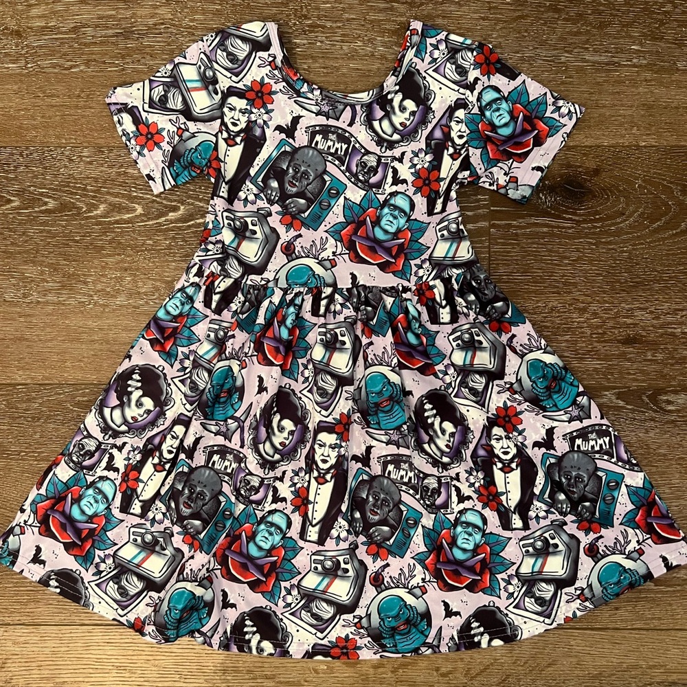 Universal monsters themed dress